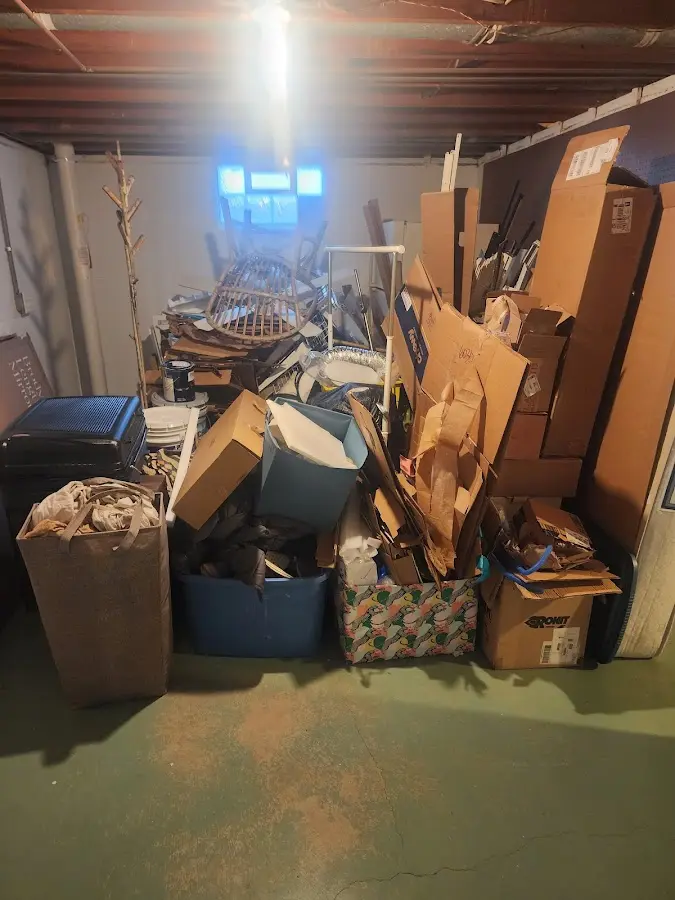 Roll-off dumpster container at job site for Construction Dumpster Rental in Thonotosassa